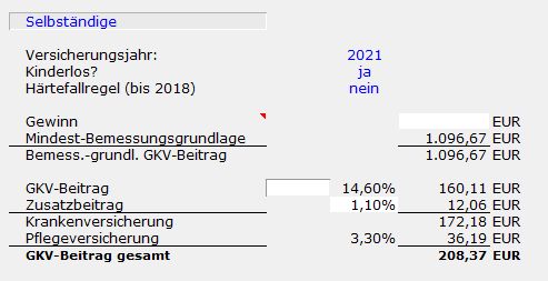 Mindestbeitrag