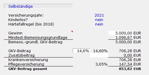 GKV-Beitrag